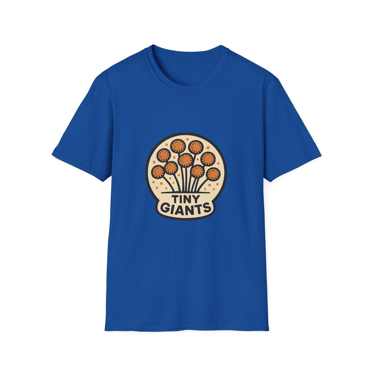 Tiny Giants Mushroom T-Shirt — Vintage Psychedelic Fungi Graphic Tee