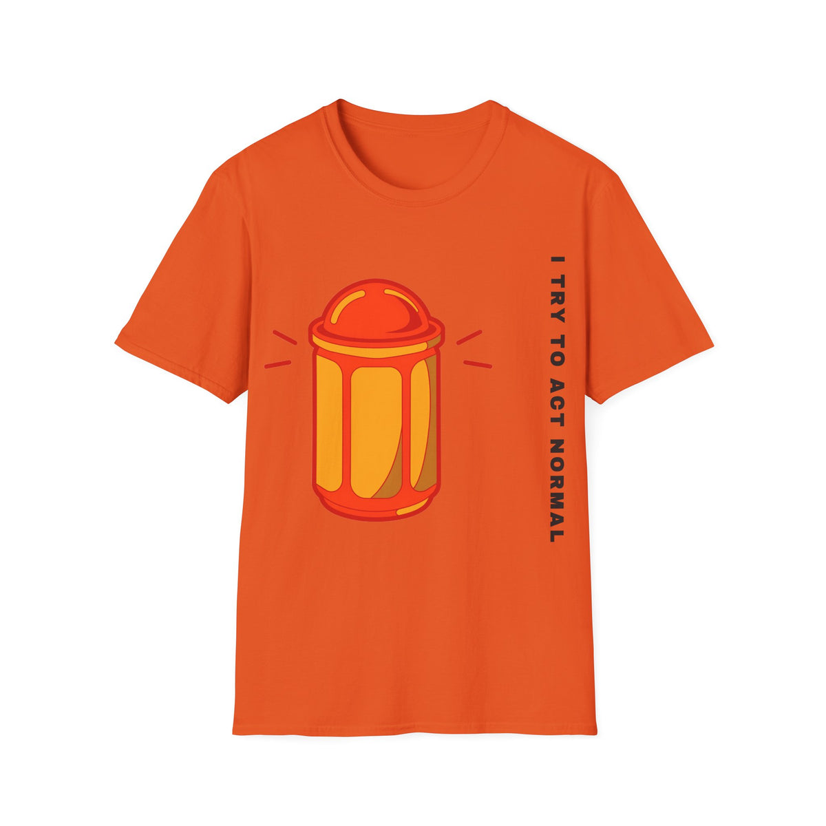 T-Shirt — 'I Try to Be a Grown-Up' Cartoon Fire Hydrant Graphic Tee - Trending Now - September 2026