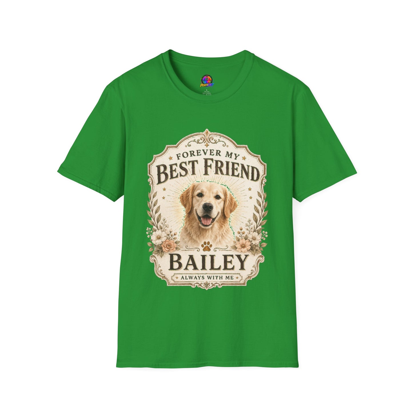 Forever My Best Friend Dog T-Shirt — Personalized Pet Tribute Tee