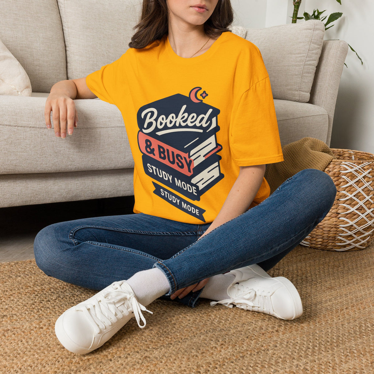 Booked & Busy T‑Shirt – Librarian/Book Lover Reading Gift - Trending Now - August 2026