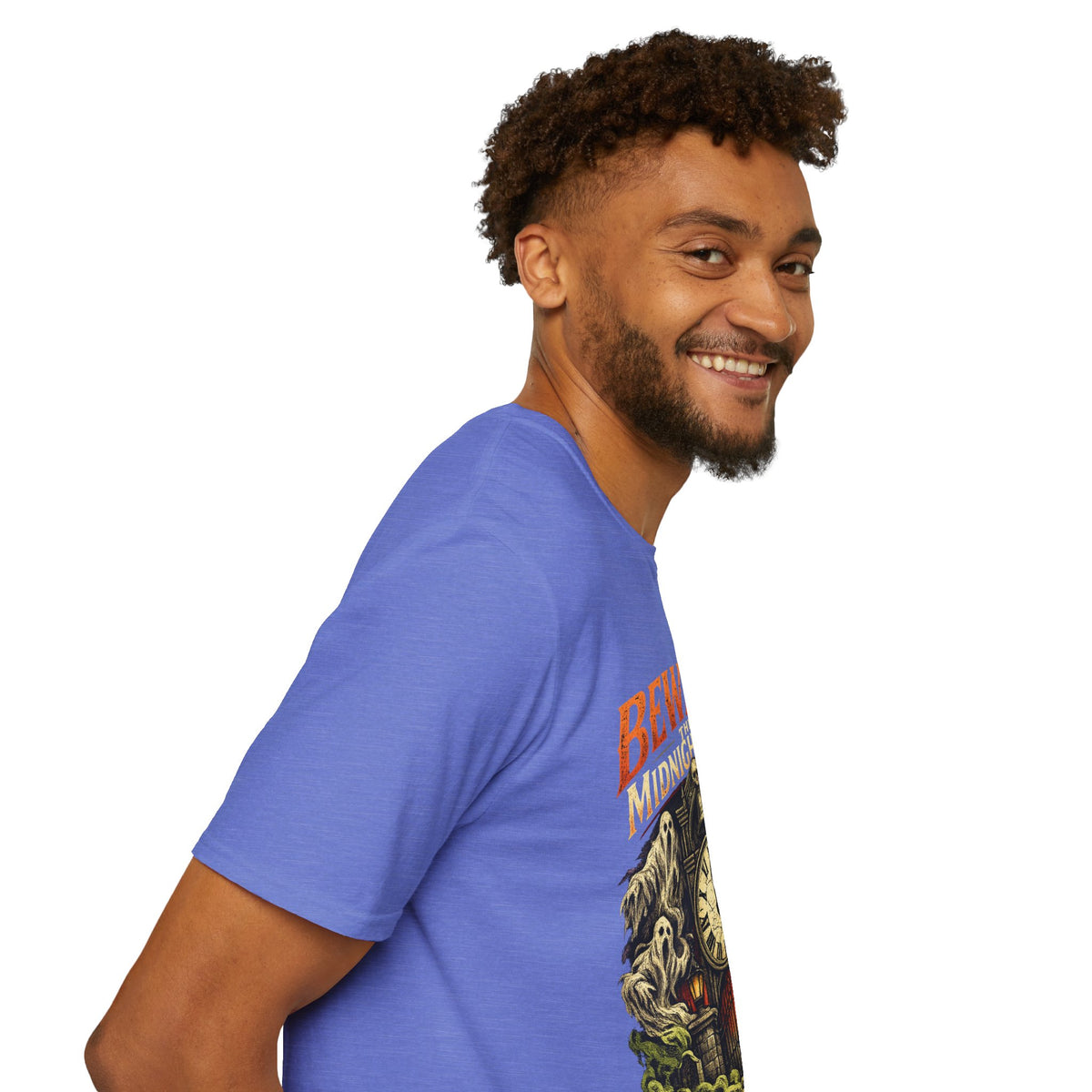 Halloween Beware Of Midnight Unisex Softstyle T-Shirt