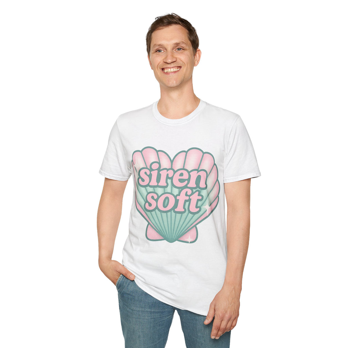 Siren Soft Shell Tee — Cute Pastel Shell Graphic T-Shirt - Trending Now - September 2026