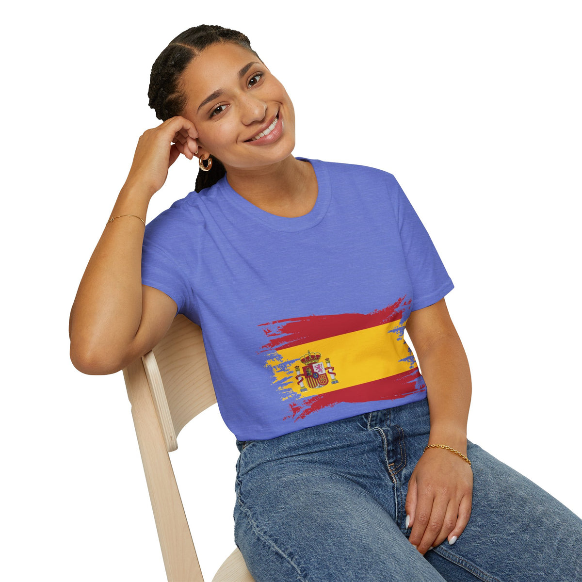 Spain Flag T-Shirt — Distressed Spanish Flag Graphic Tee