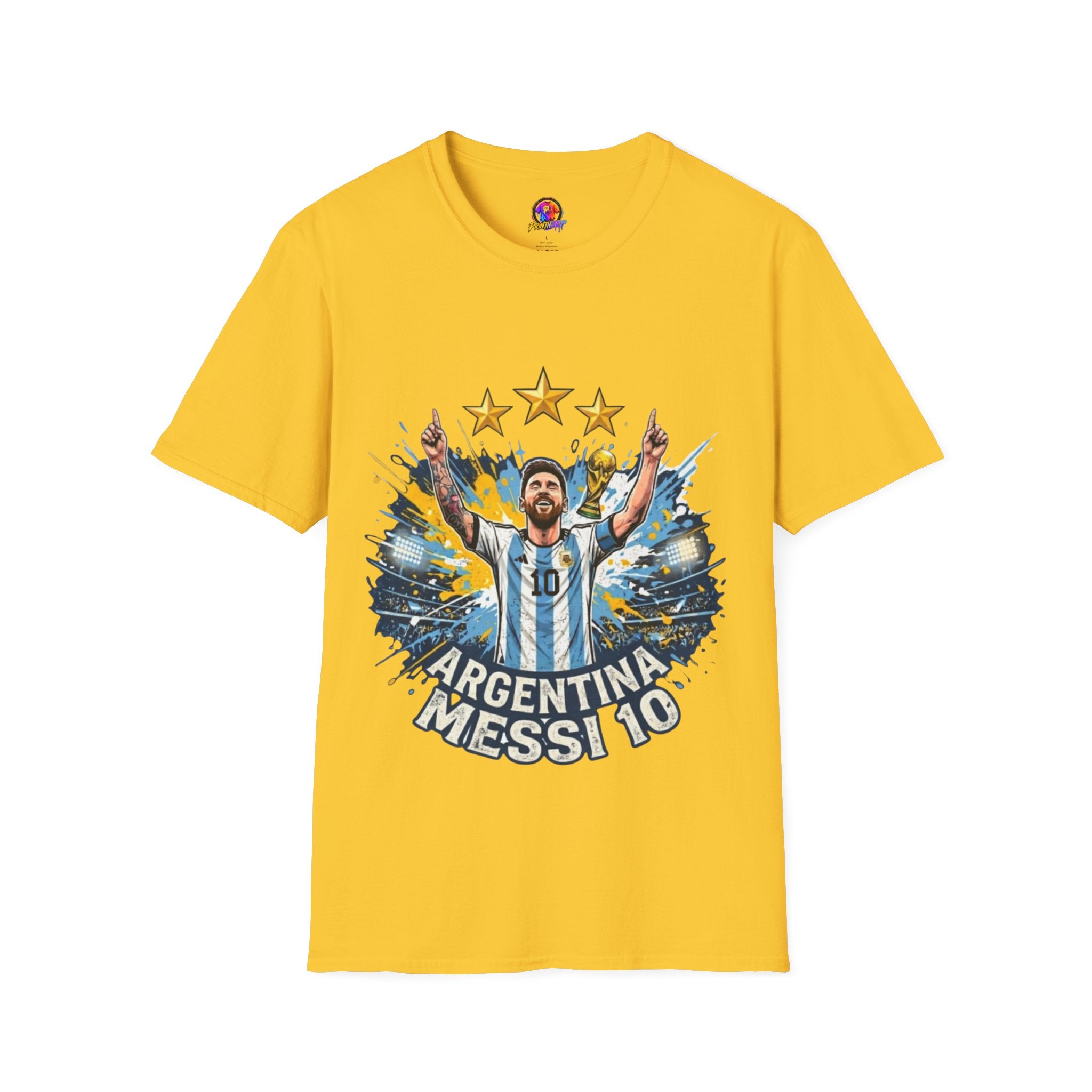 Argentina Messi Soccer T‑Shirt — World Cup Champion Fan Tee