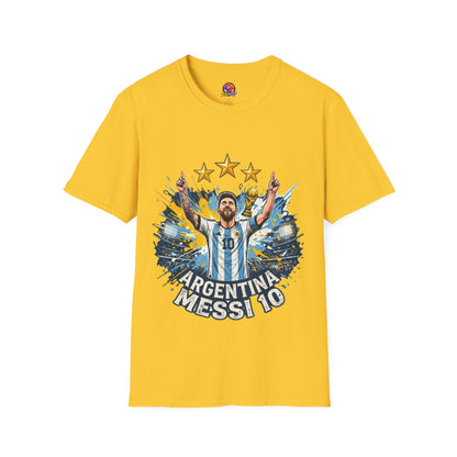 Argentina Messi Soccer T‑Shirt — World Cup Champion Fan Tee