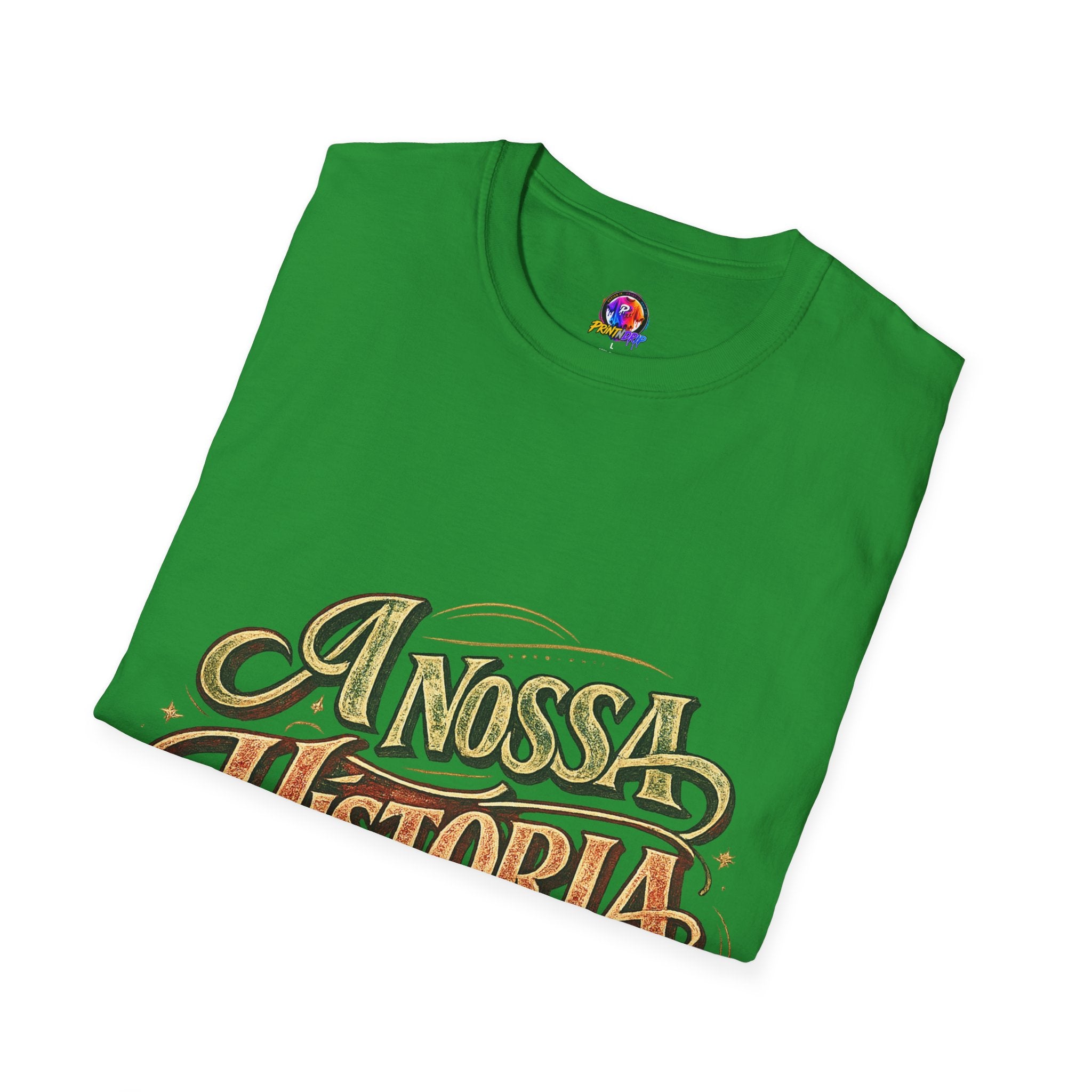 Portugal T-Shirt — "A Nossa História" Vintage Compass Graphic Tee