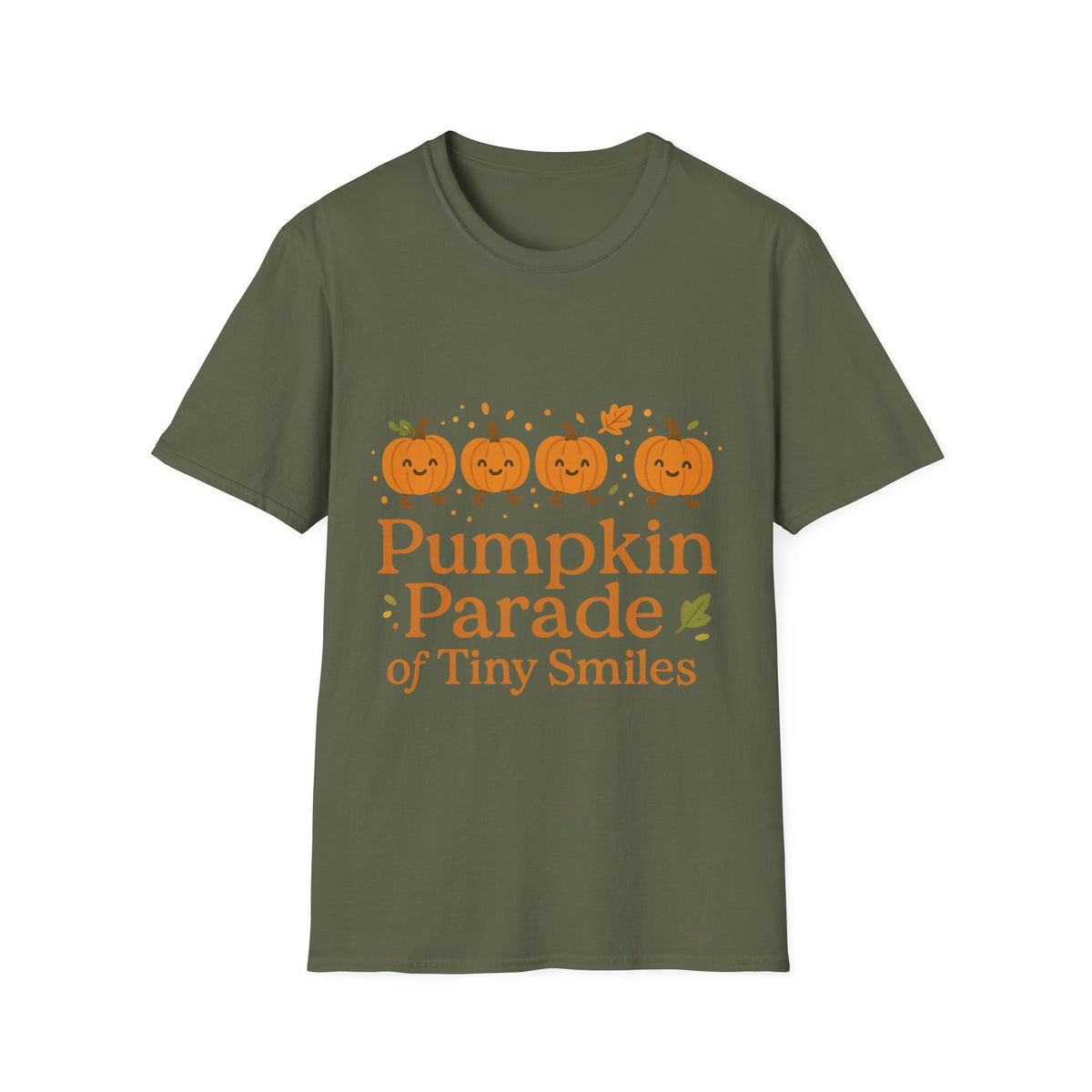 "Pumpkin Parade" Tiny Smiles Tee | Cute Fall Autumn Graphic T-Shirt - Trending Now - September 2026