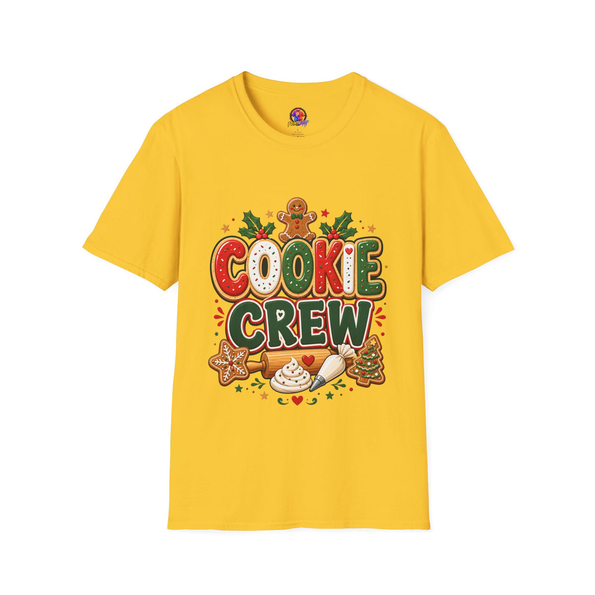 Cookie Crew T-Shirt — Christmas Gingerbread Holiday Tee