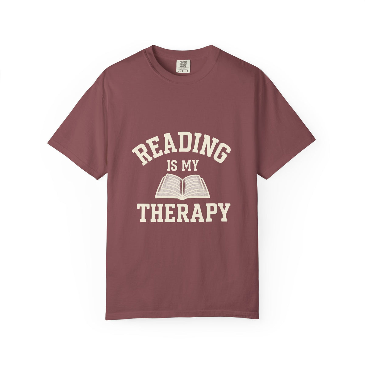 Reading Is My Therapy Book Lover Retro Aesthetic Graphic Tee - Trending Now - October 2026
