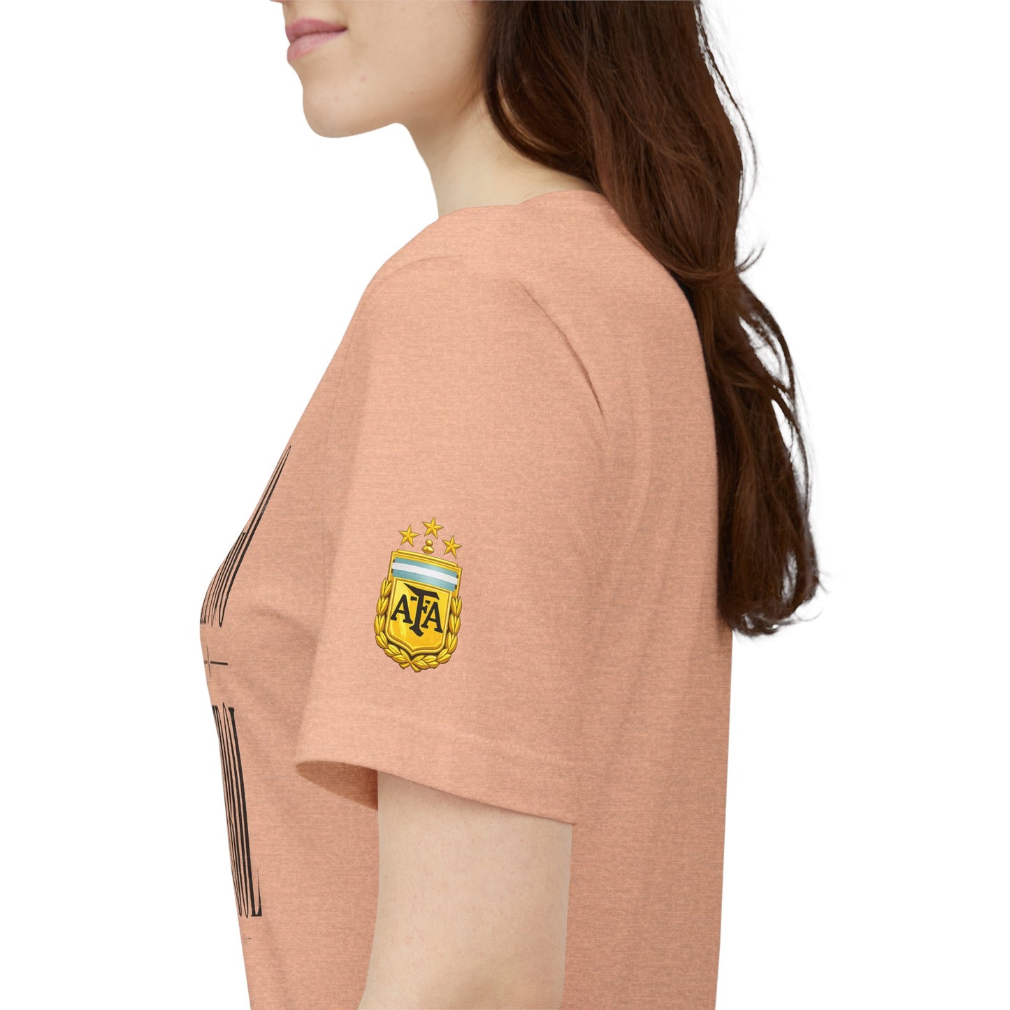 Argentina - Tango y Fútbol Graphic Tee - Bold Serif Soccer & Dance Shirt