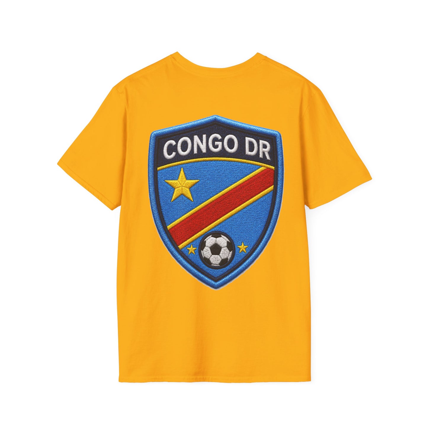 Congo Soccer T-Shirt — Congo Blue Rise Football Fan Tee