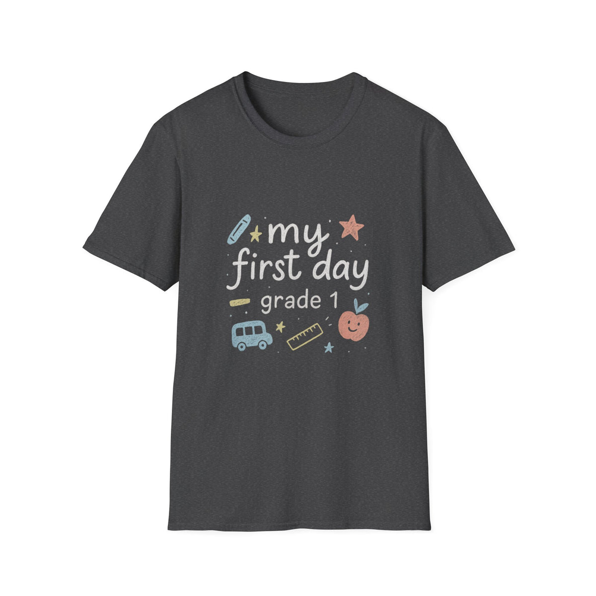 My First Day T‑Shirt — Cute Back-to-School Graphic Tee (My First Day, Grade 1) - Trending Now - August 2026