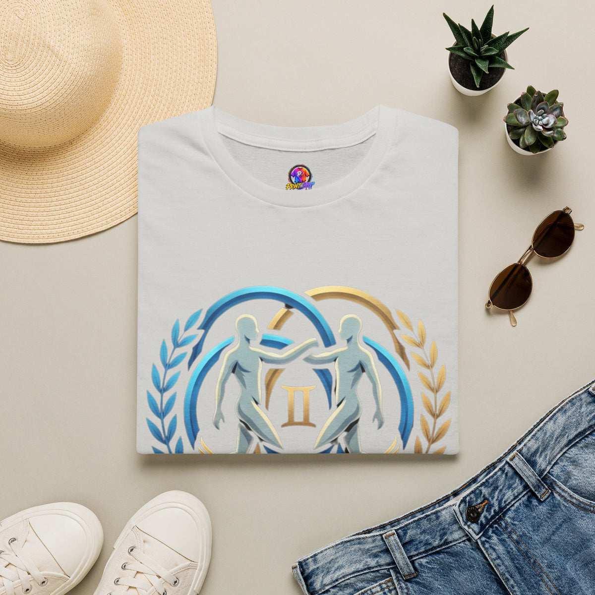 Gemini Zodiac T-Shirt — 'Gemini: Master of Adaptation' Astrological Graphic Tee