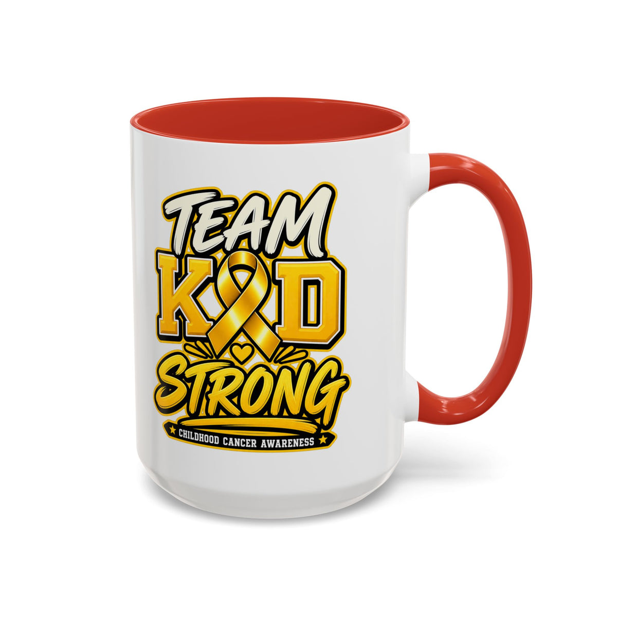 Team KID Strong Childhood Cancer Awareness Coffee Mug