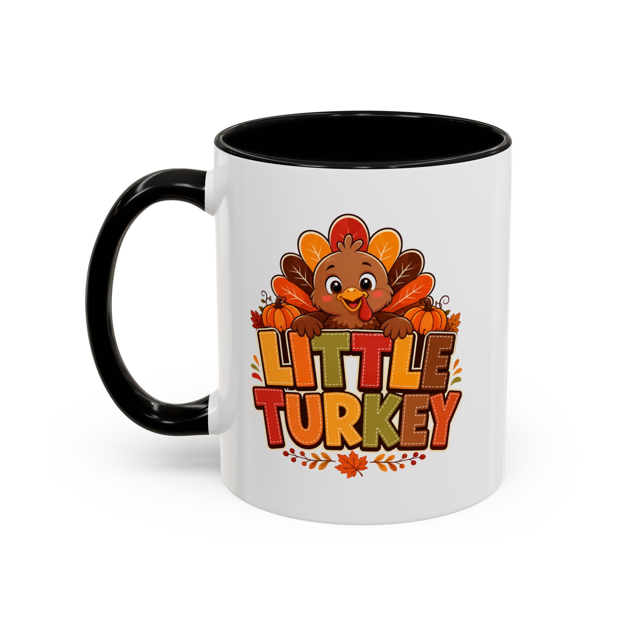 Thanksgiving Mug Little Turkey Coffee Mug — Cute Thanksgiving Kid Mug
