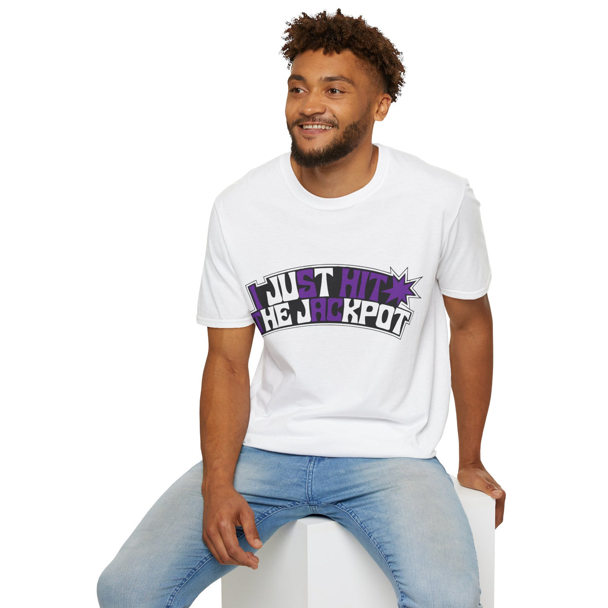 Just Hit the Jackpot T-Shirt — Retro Casino Graphic Tee - Trending Now - August 2026