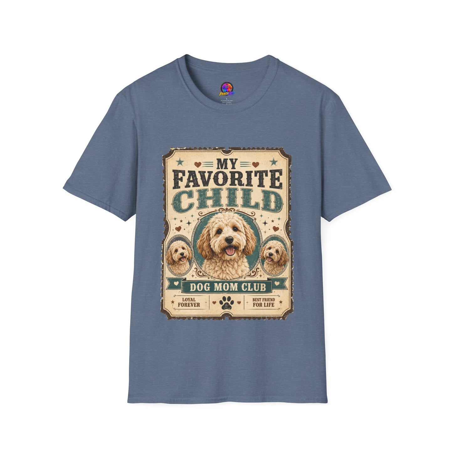 Favorite Child T-Shirt — "My Favorite Child" Dog Mom Club Vintage Tee