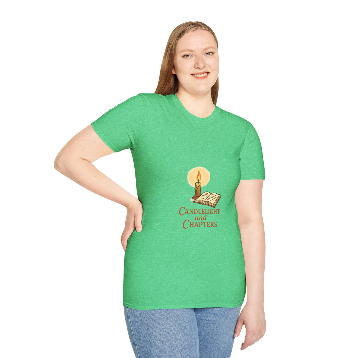 Candlelight and Chapters T-Shirt — Cozy Reading Booklover Tee - Trending Now - October 2026