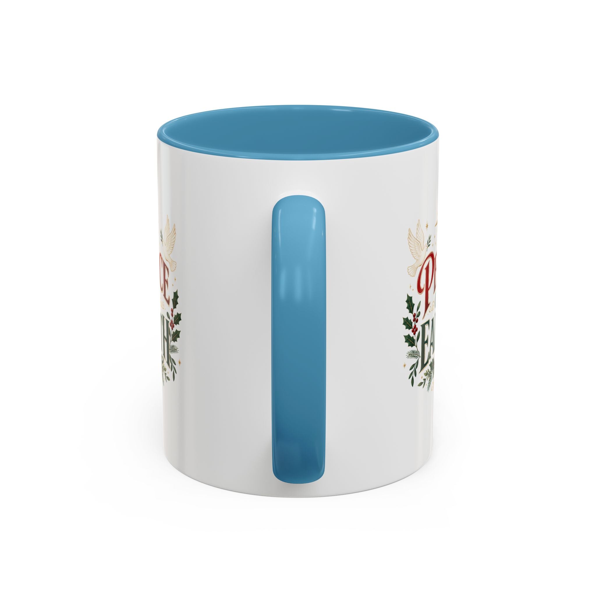 Peace on Earth Coffee Mug — Holiday Christmas Accent Mug