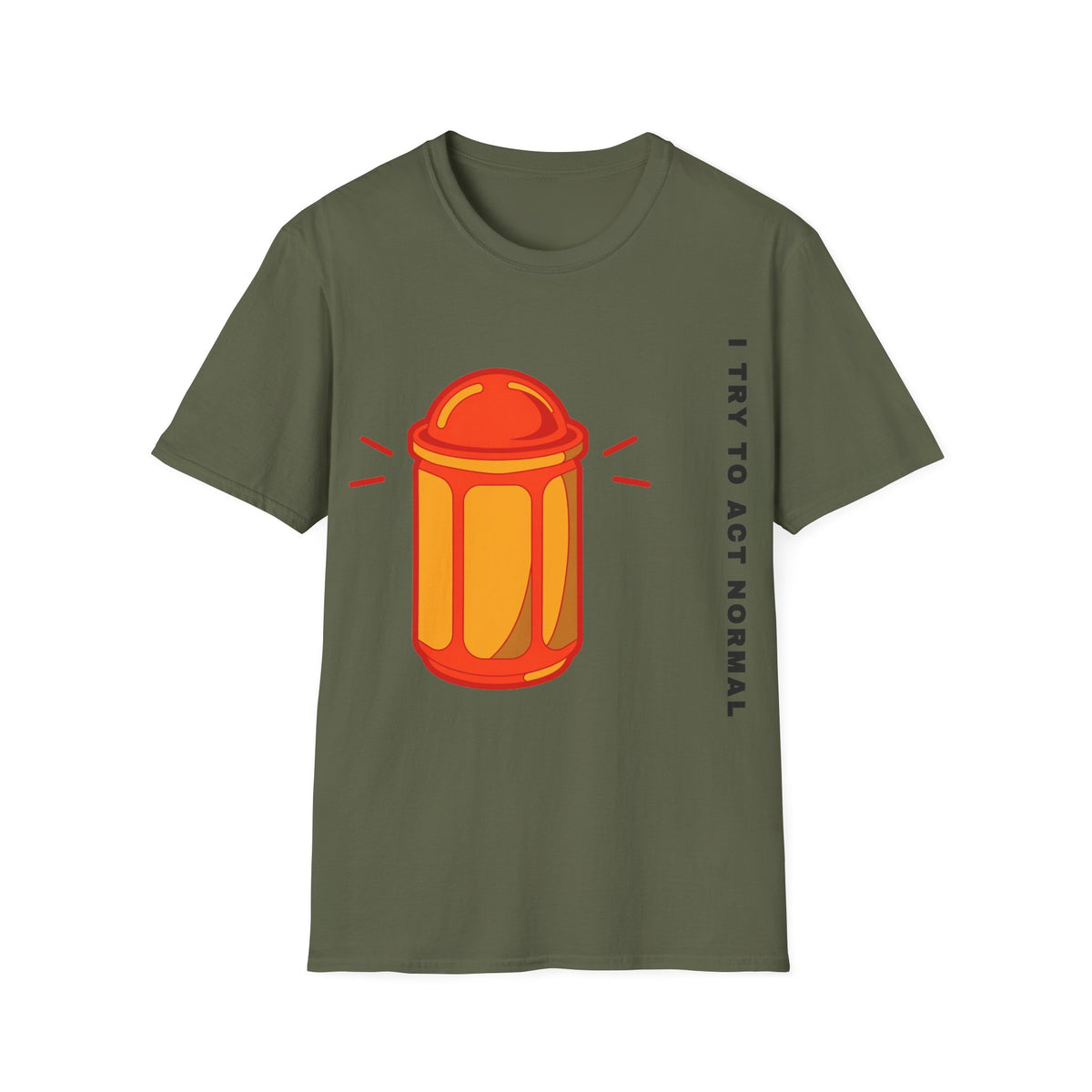 T-Shirt — 'I Try to Be a Grown-Up' Cartoon Fire Hydrant Graphic Tee - Trending Now - September 2026
