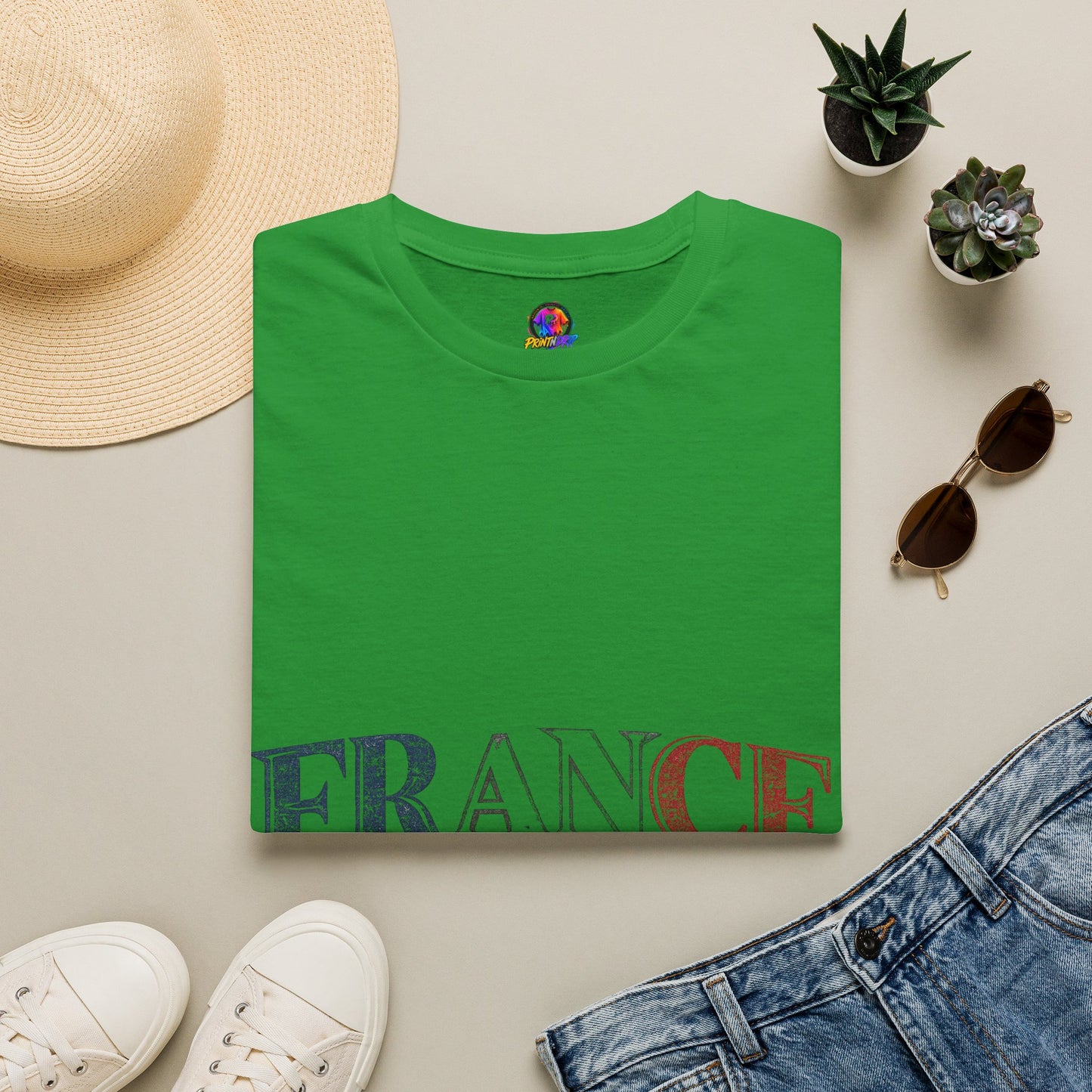 France Vintage Script T-Shirt