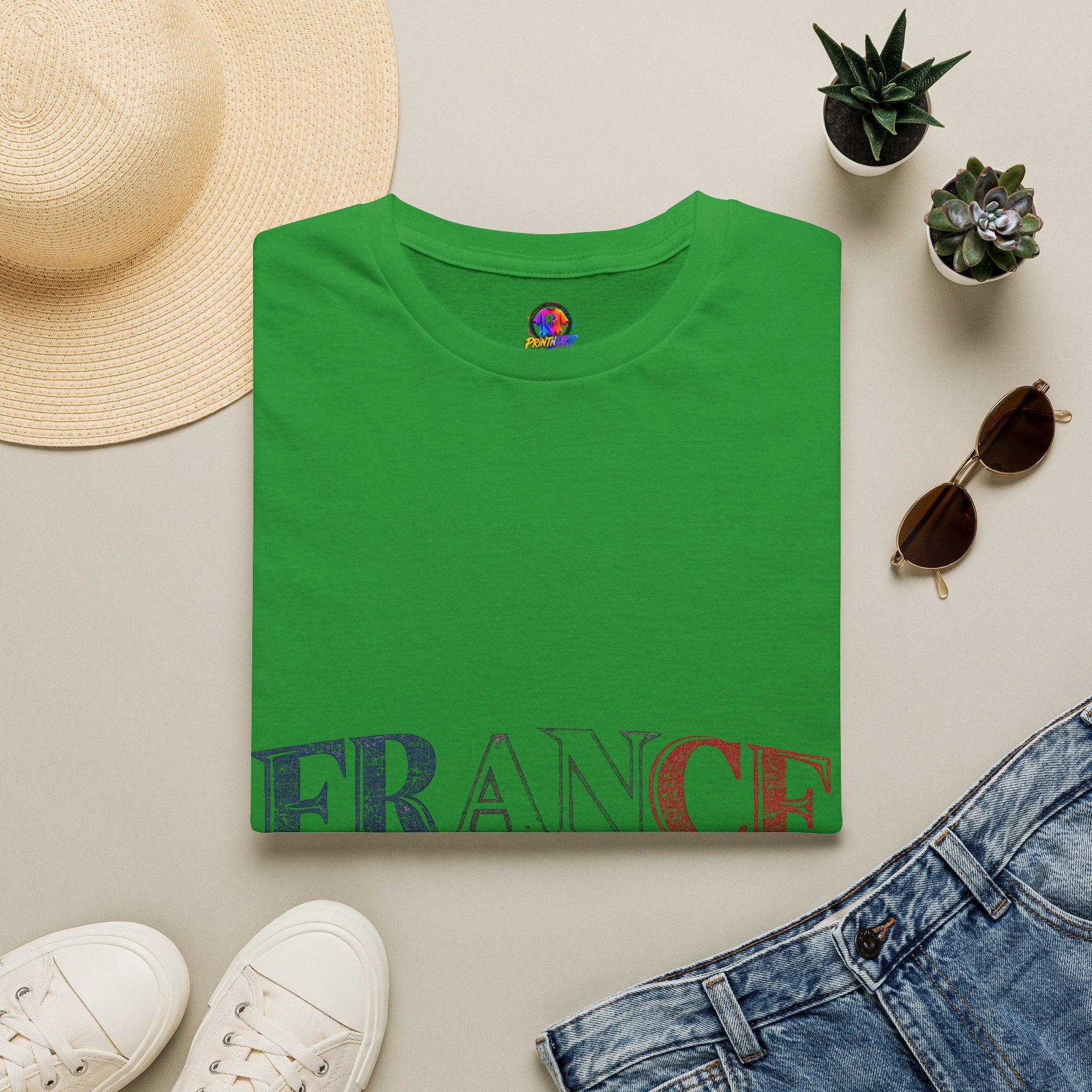 France Vintage Script T-Shirt