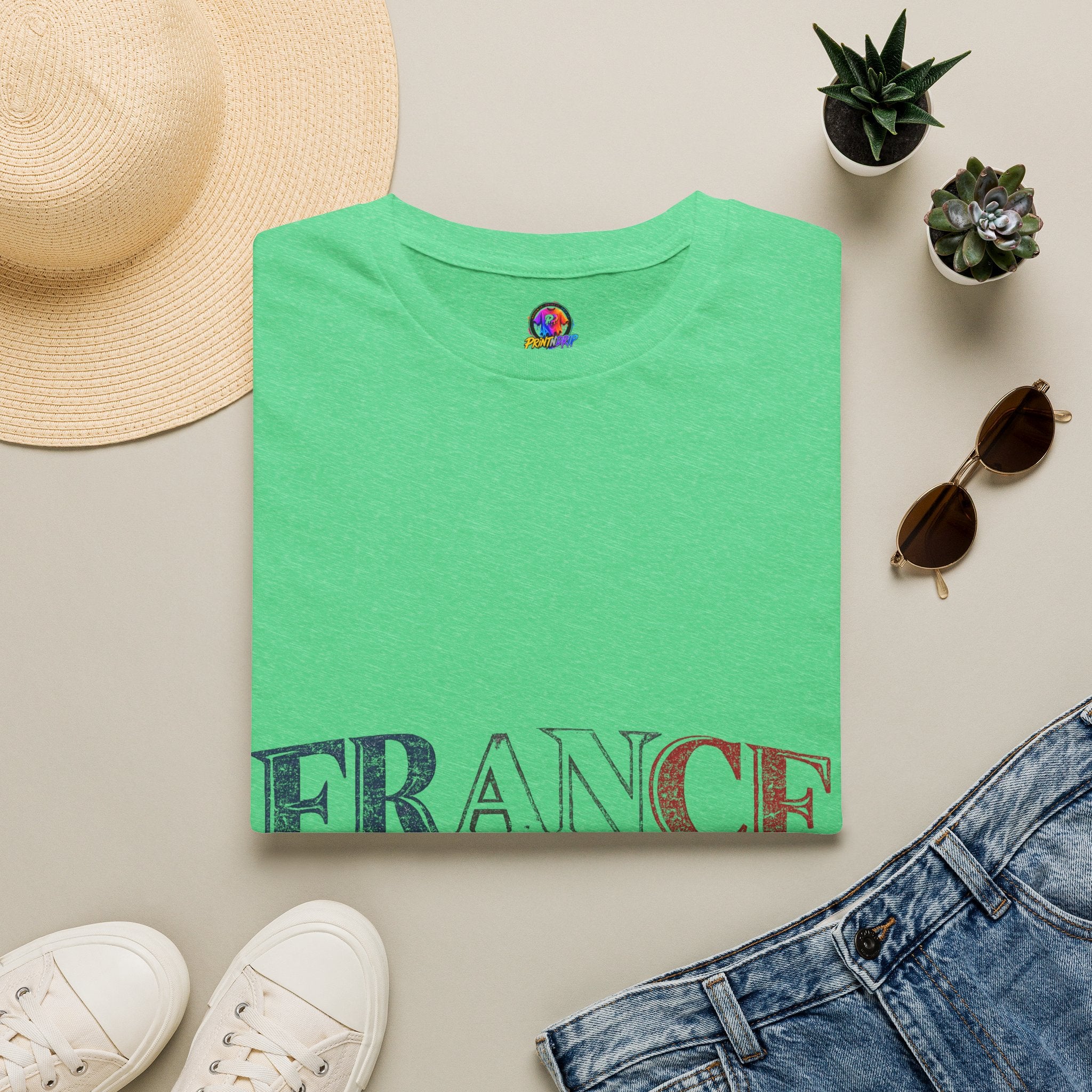 France Vintage Script T-Shirt