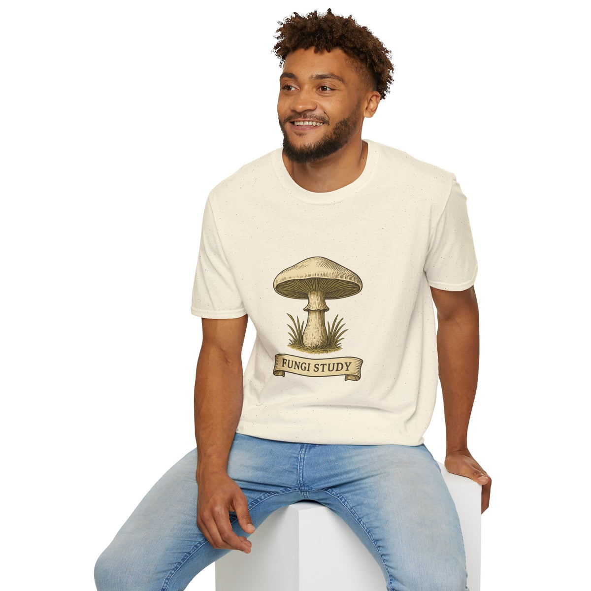 Mushroom Study T‑Shirt — Botanical Vintage Mushroom Illustration Tee - Trending Now - August 2026
