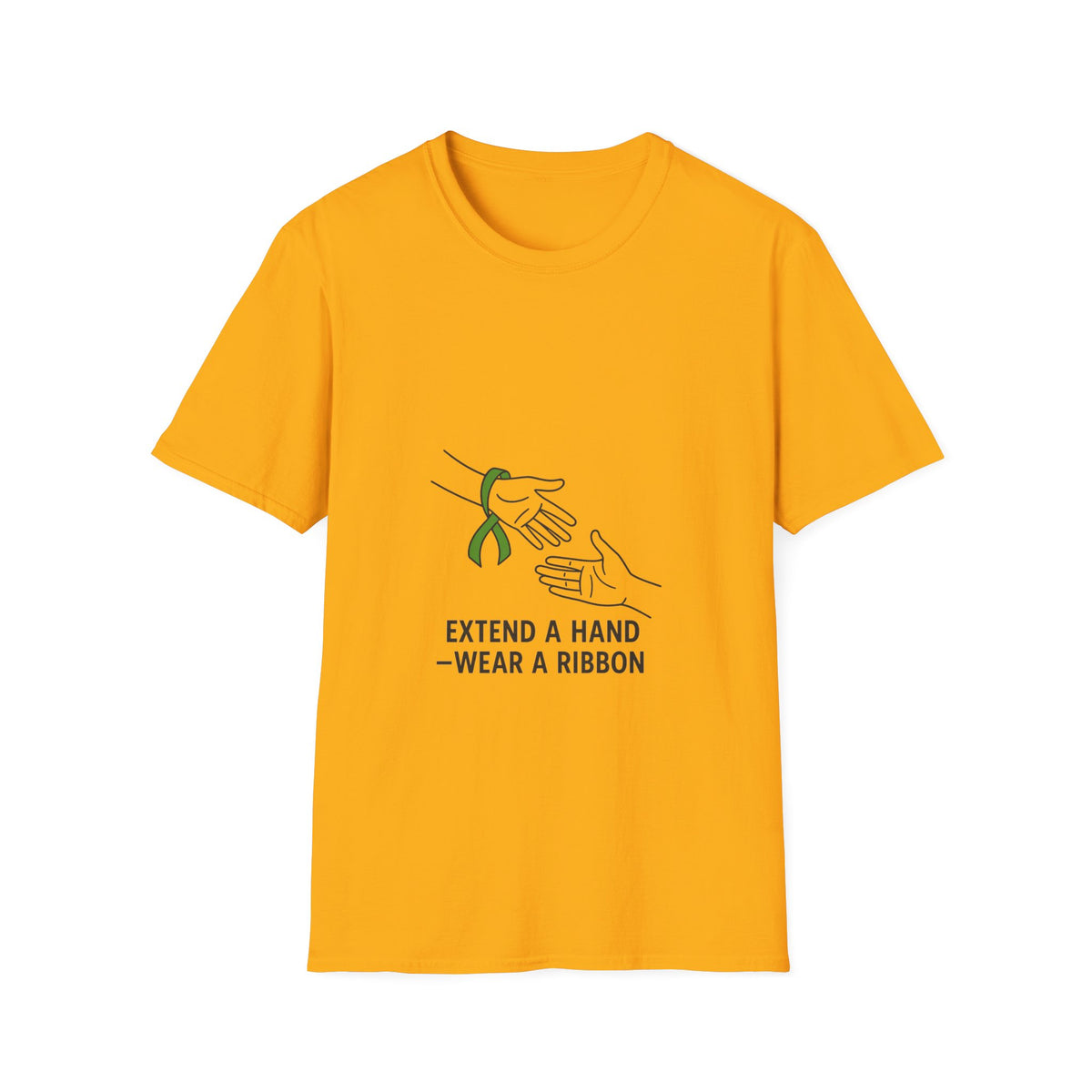 Awareness Ribbon T-Shirt — "Extend a Hand, Wear a Ribbon" - Trending Now - October 2026