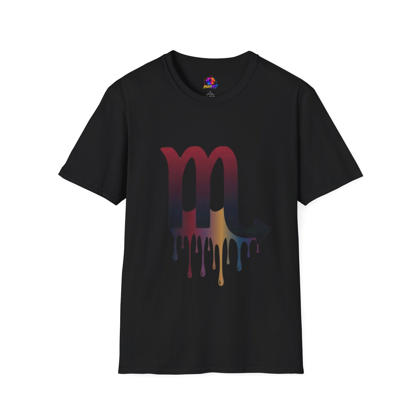 Scorpio Drip Symbol T-Shirt — Zodiac Scorpion Astrology Tee