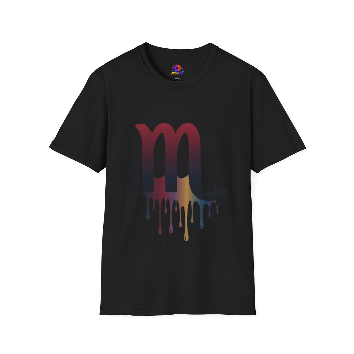 Scorpio Drip Symbol T-Shirt — Zodiac Scorpion Astrology Tee