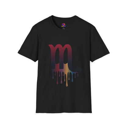 Scorpio Drip Symbol T-Shirt — Zodiac Scorpion Astrology Tee