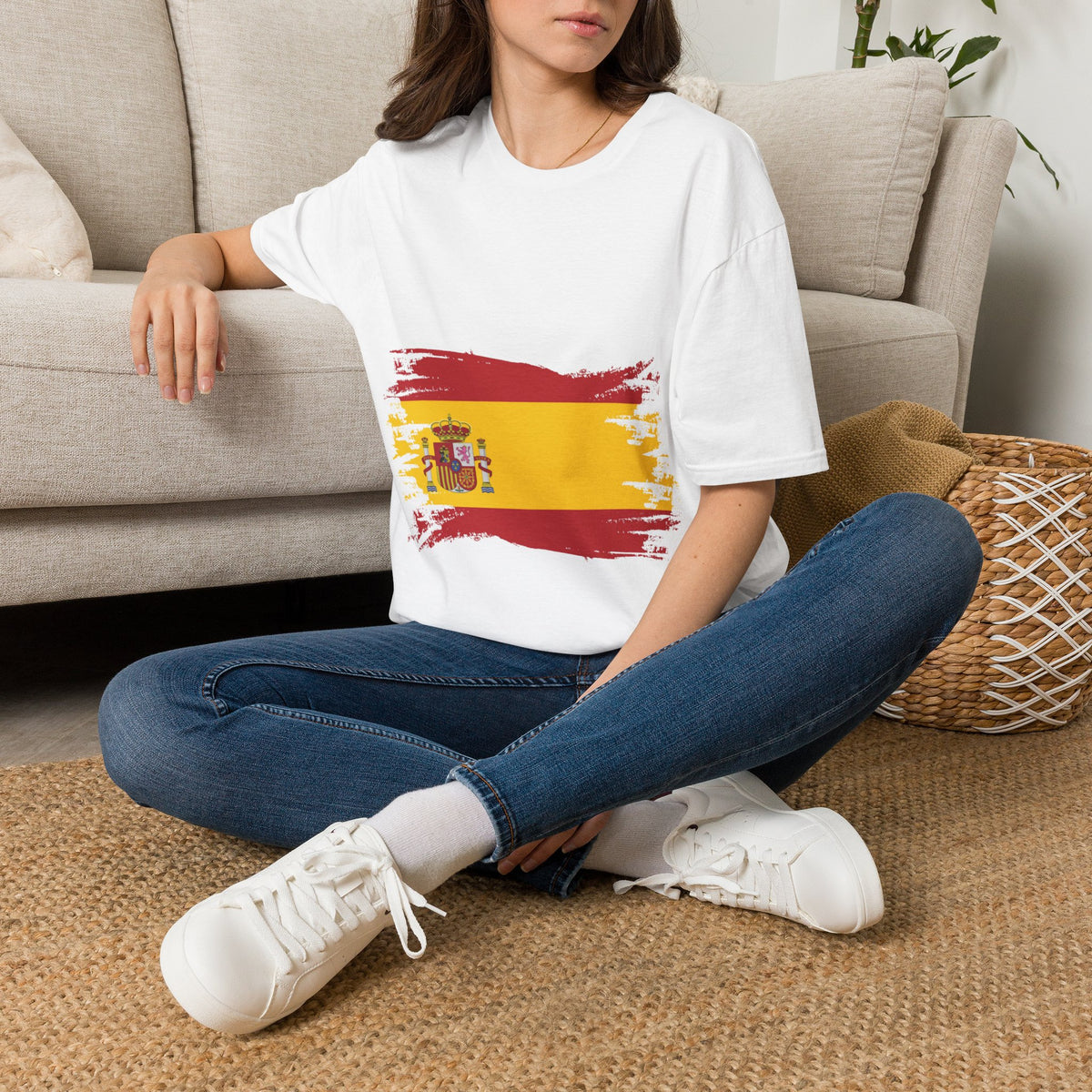 Spain Flag T-Shirt — Distressed Spanish Flag Graphic Tee
