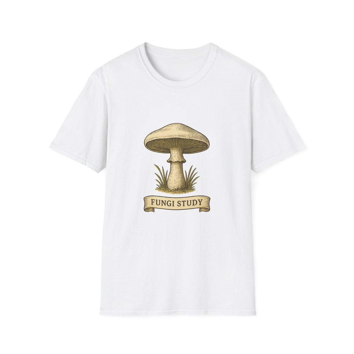 Mushroom Study T‑Shirt — Botanical Vintage Mushroom Illustration Tee - Trending Now - August 2026