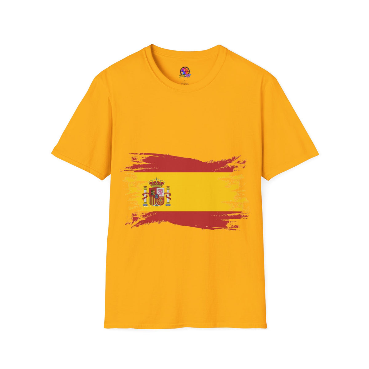 Spain Flag T-Shirt — Distressed Spanish Flag Graphic Tee