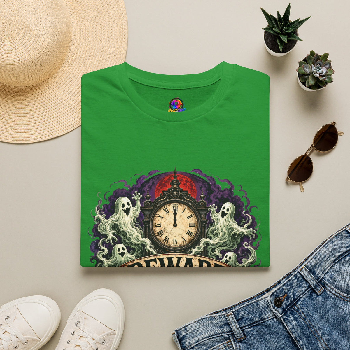 Halloween Beware Of Midnight Unisex Softstyle T-Shirt
