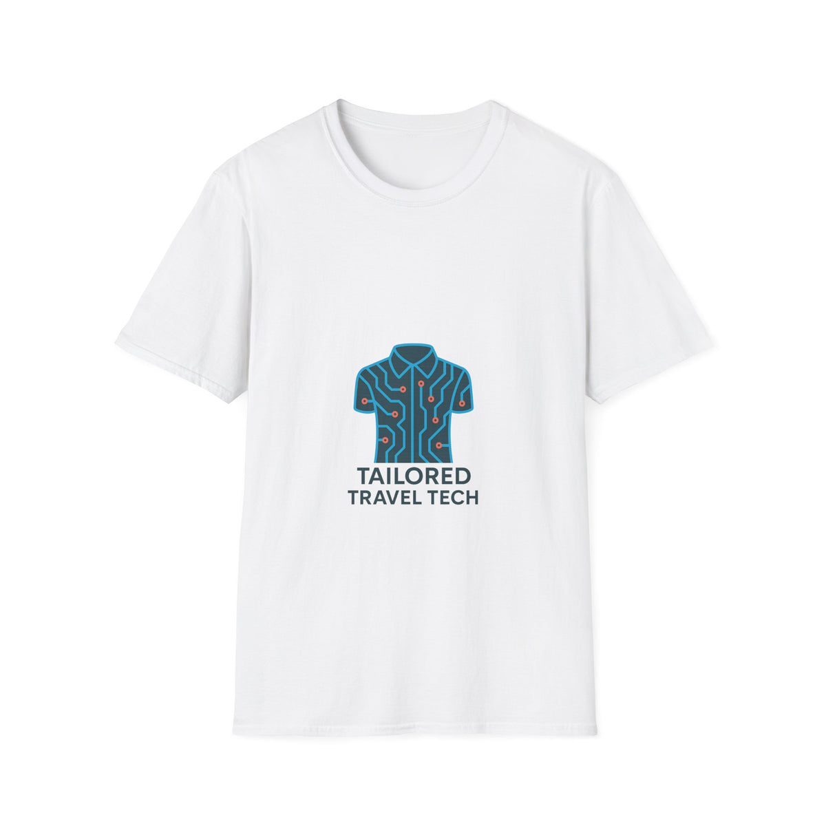 Tailored Travel Tech T-Shirt — Travel Tech Logo Tee - Trending Now - October 2026
