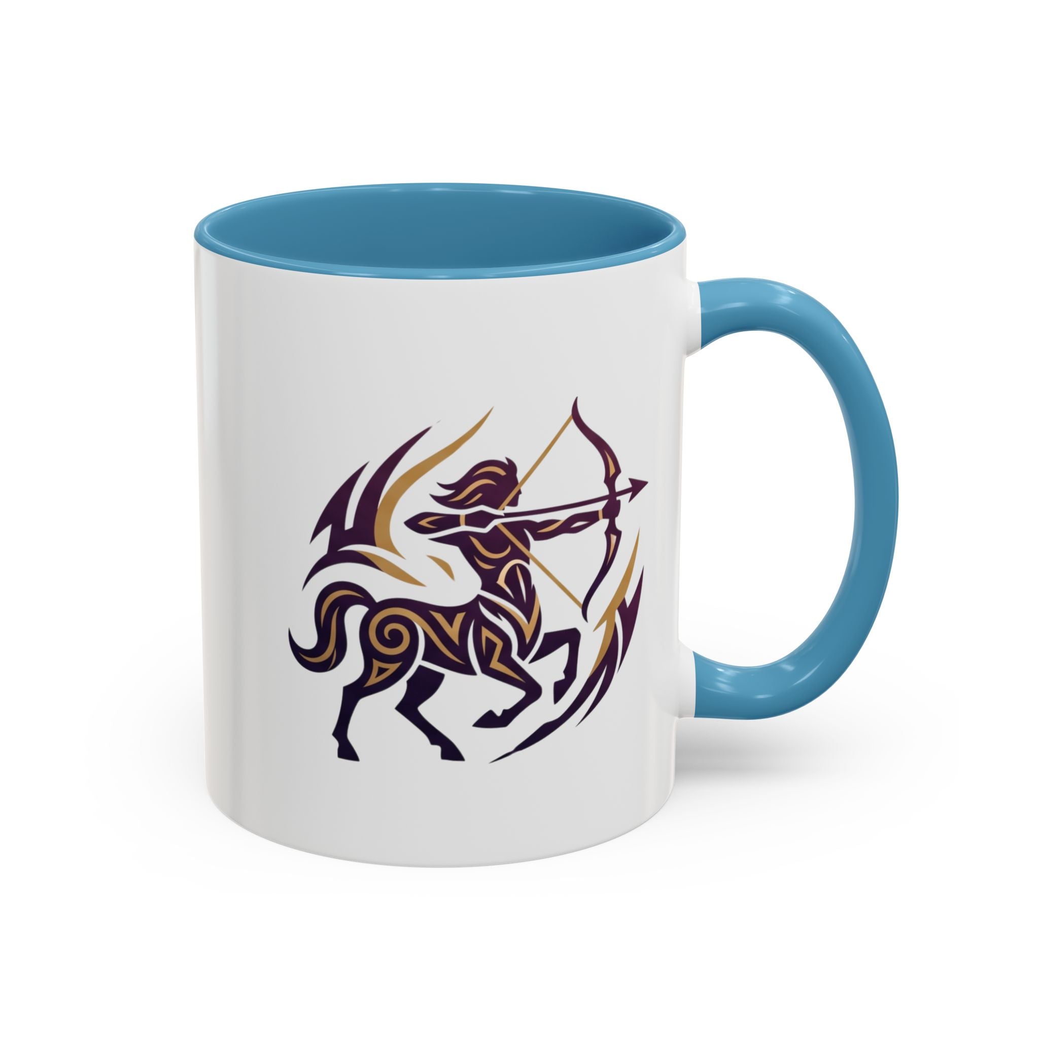 Sagittarius Zodiac Coffee Mug — Archer Centaur Astrology Accent Mug