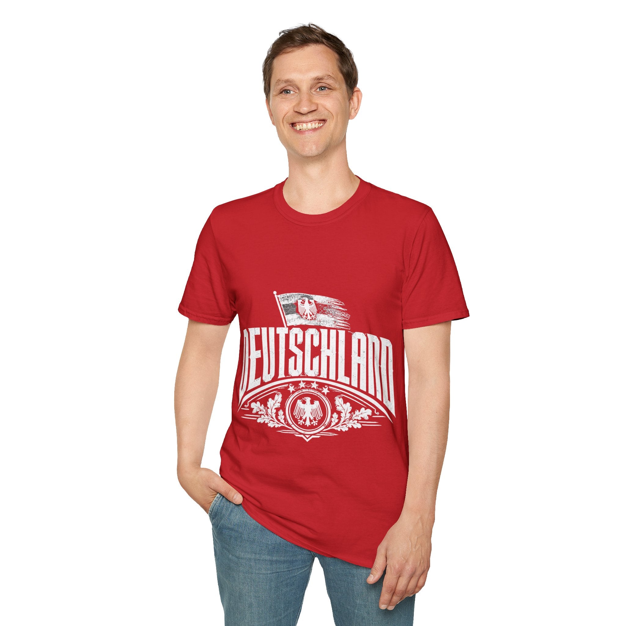 Germany Deutschland T-Shirt — Vintage German Crest Soccer Fan Tee
