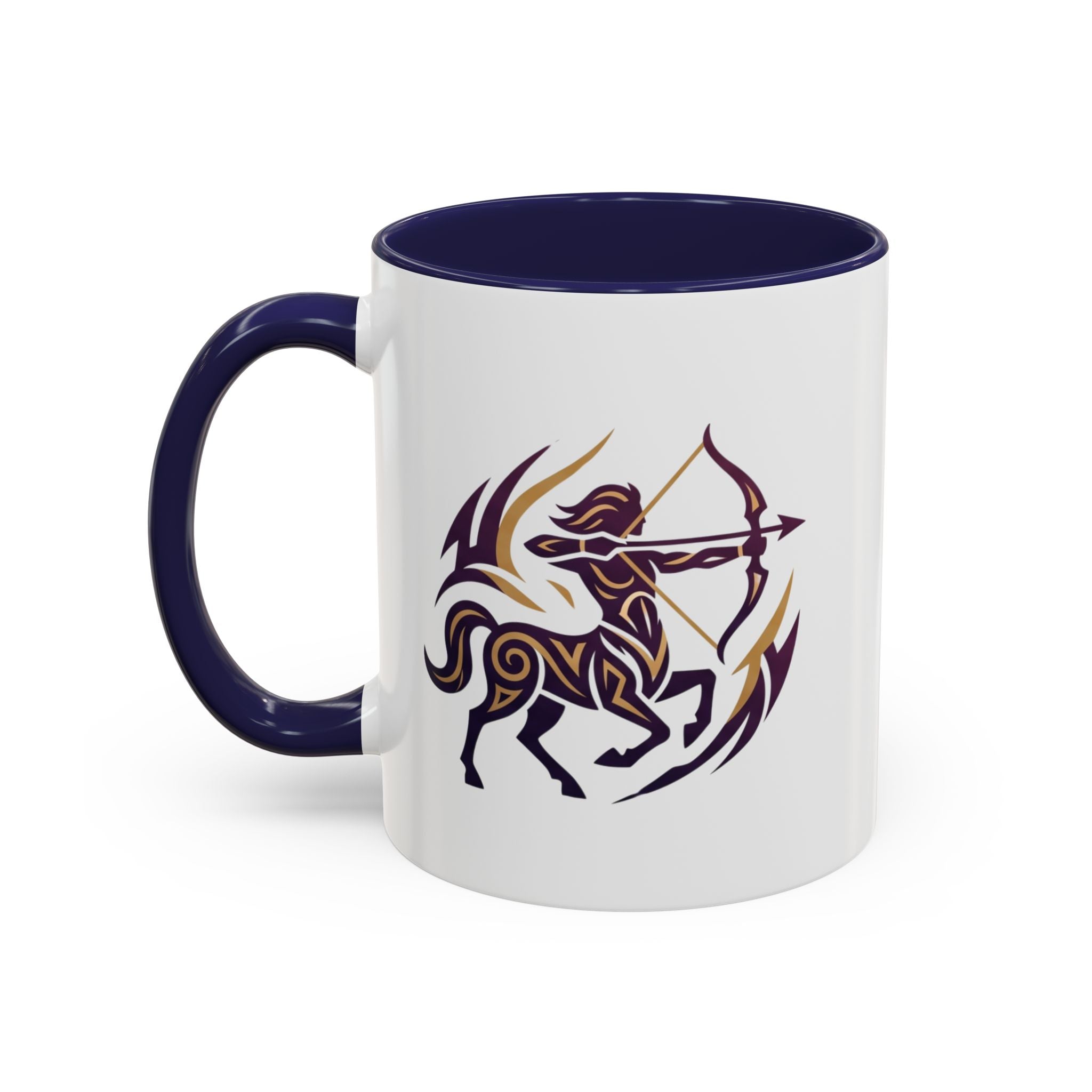 Sagittarius Zodiac Coffee Mug — Archer Centaur Astrology Accent Mug
