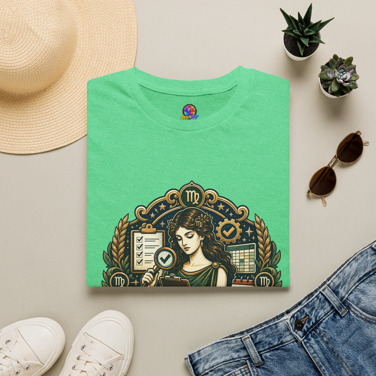 Zodiac Virgo Unisex Softstyle T-Shirt