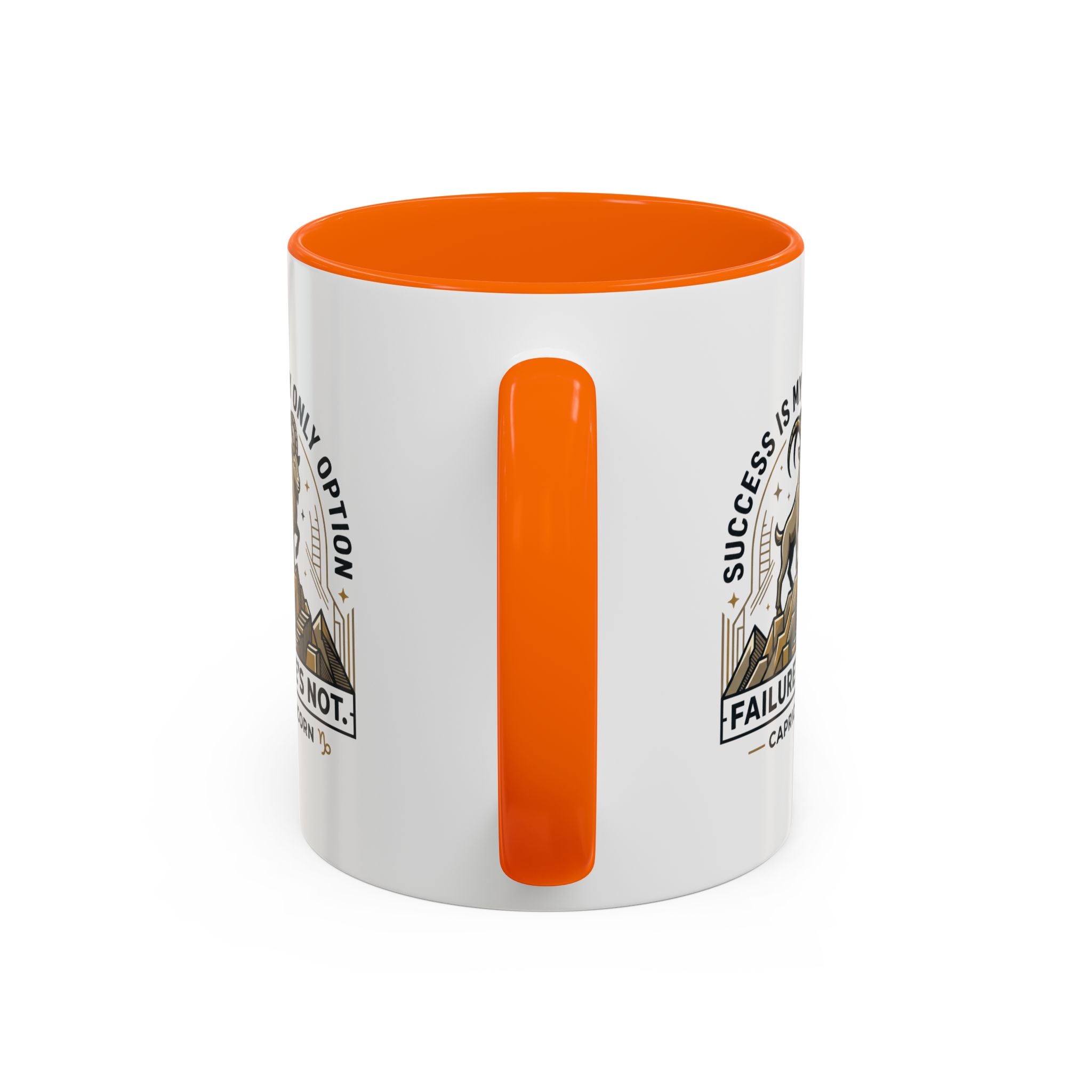 Capricorn Coffee Mug – "Success Is My Only Option, Failure's Not" Zodiac Gift