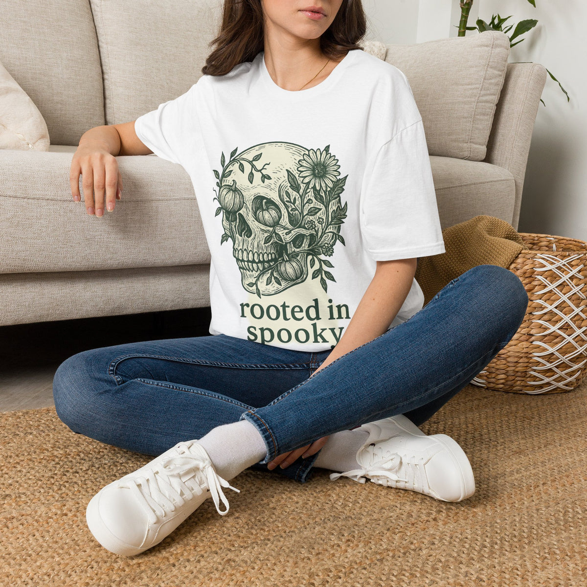 Floral Skull Tee — "Rooted" Botanical Skull Graphic T-Shirt - Trending Now - August 2026
