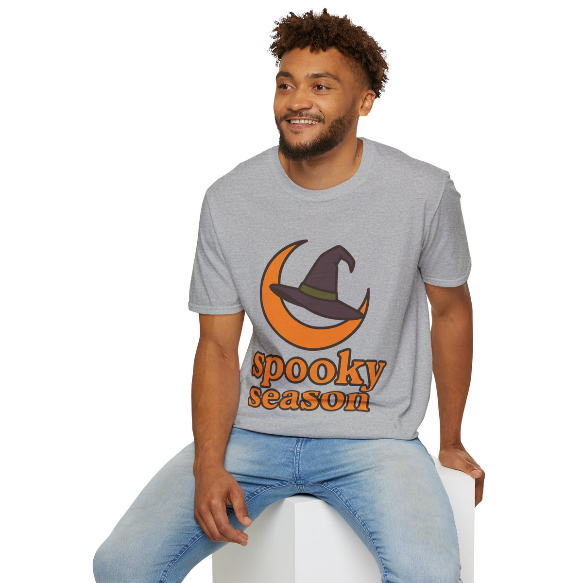 Spooky Season T-Shirt — Witch Hat & Moon Halloween Tee - Trending Now - August 2026