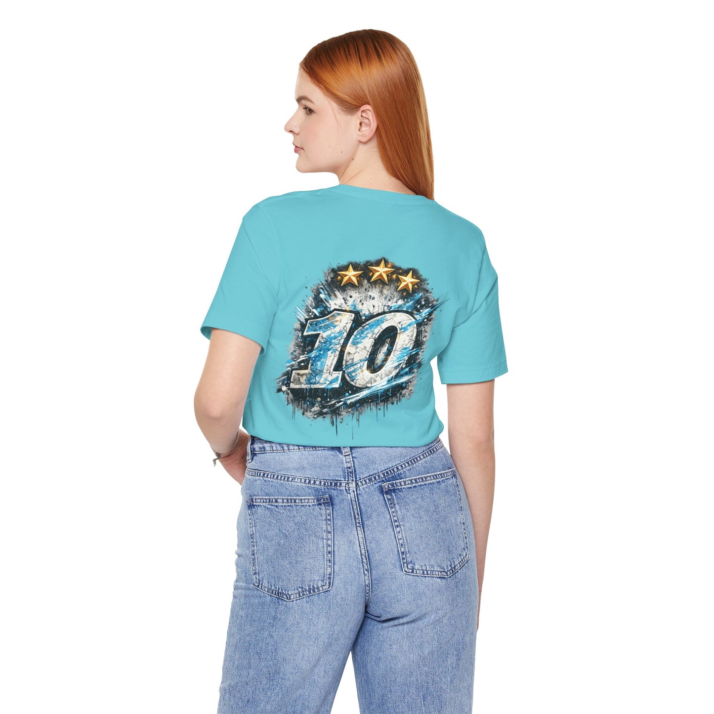 Buenos Aires Nights T‑Shirt — '10' Grunge Graphic Tee - Argentina No. 10