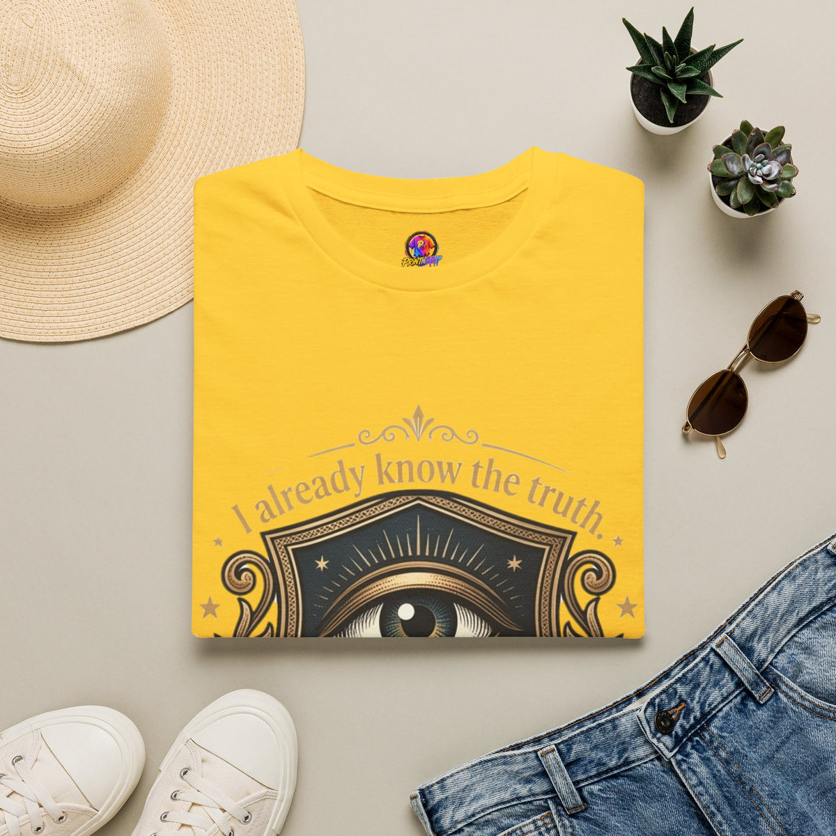 I Already Know the Truth Scorpio T-Shirt — Mystical Third Eye Zodiac Tee