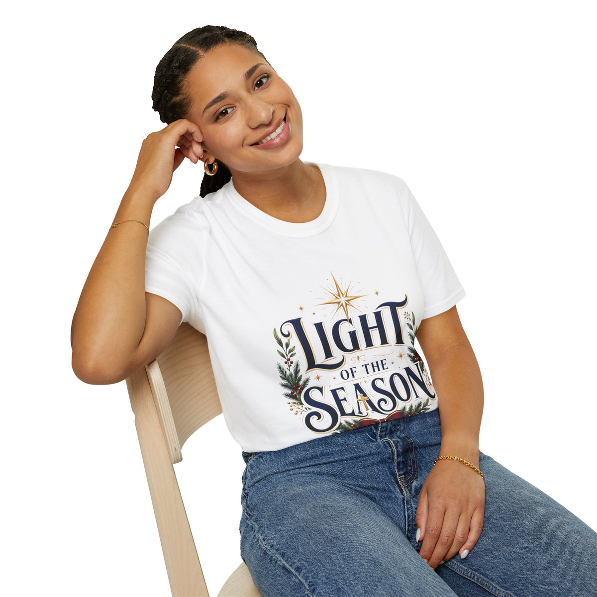 Light of the Season T-Shirt — Christmas Star Holiday Tee