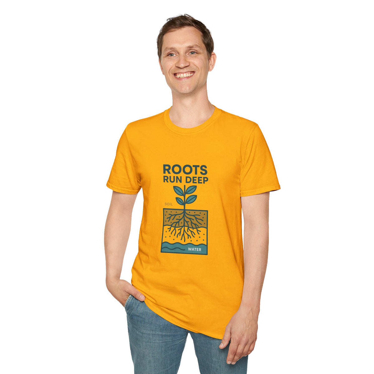 Roots Run Deep T-Shirt — Eco Plant Graphic Tee - Trending Now - August 2026
