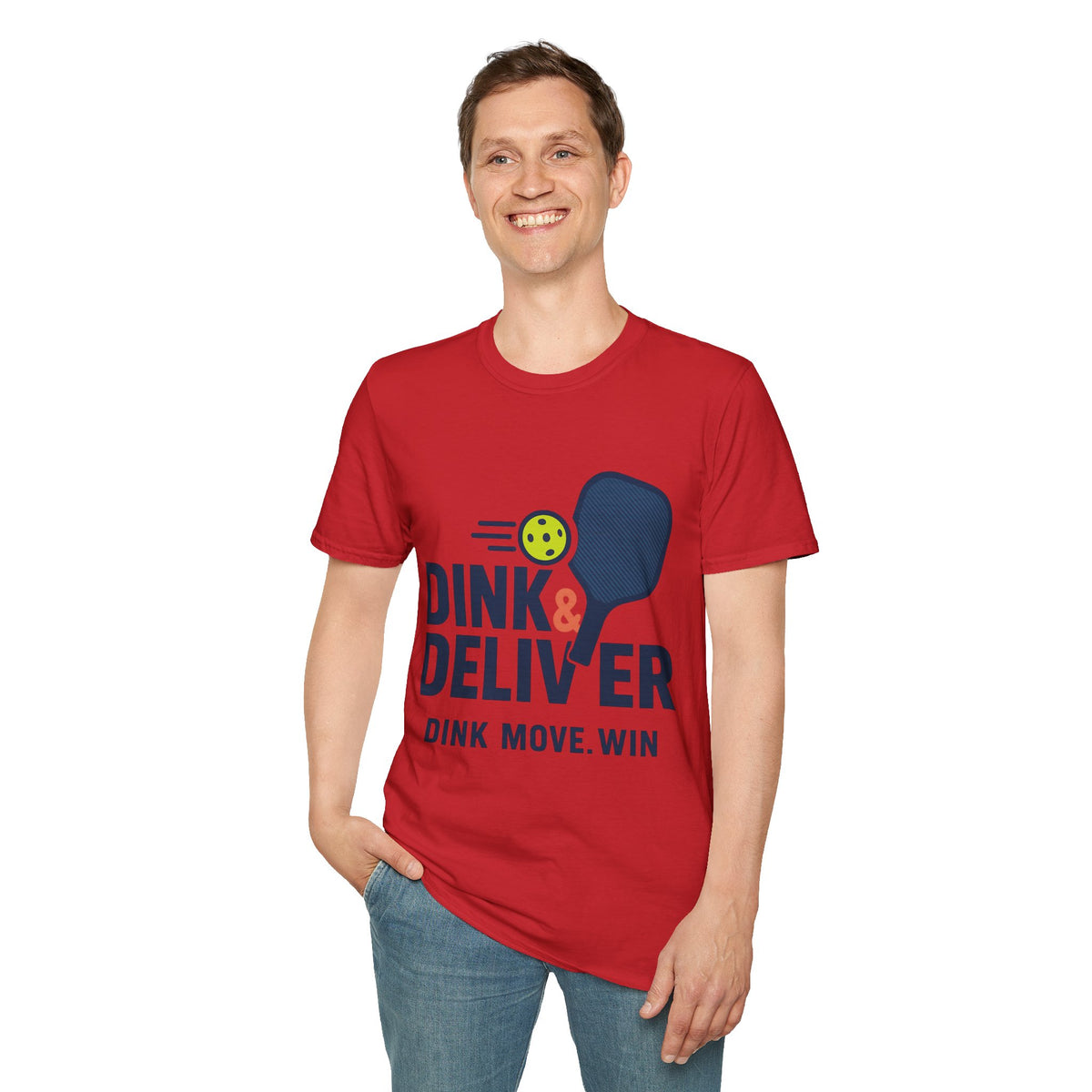 Pickleball Player T‑Shirt — 'Dink. Drive. Deliver.' Graphic Tee for Pickleball Fans - Trending Now - August 2026