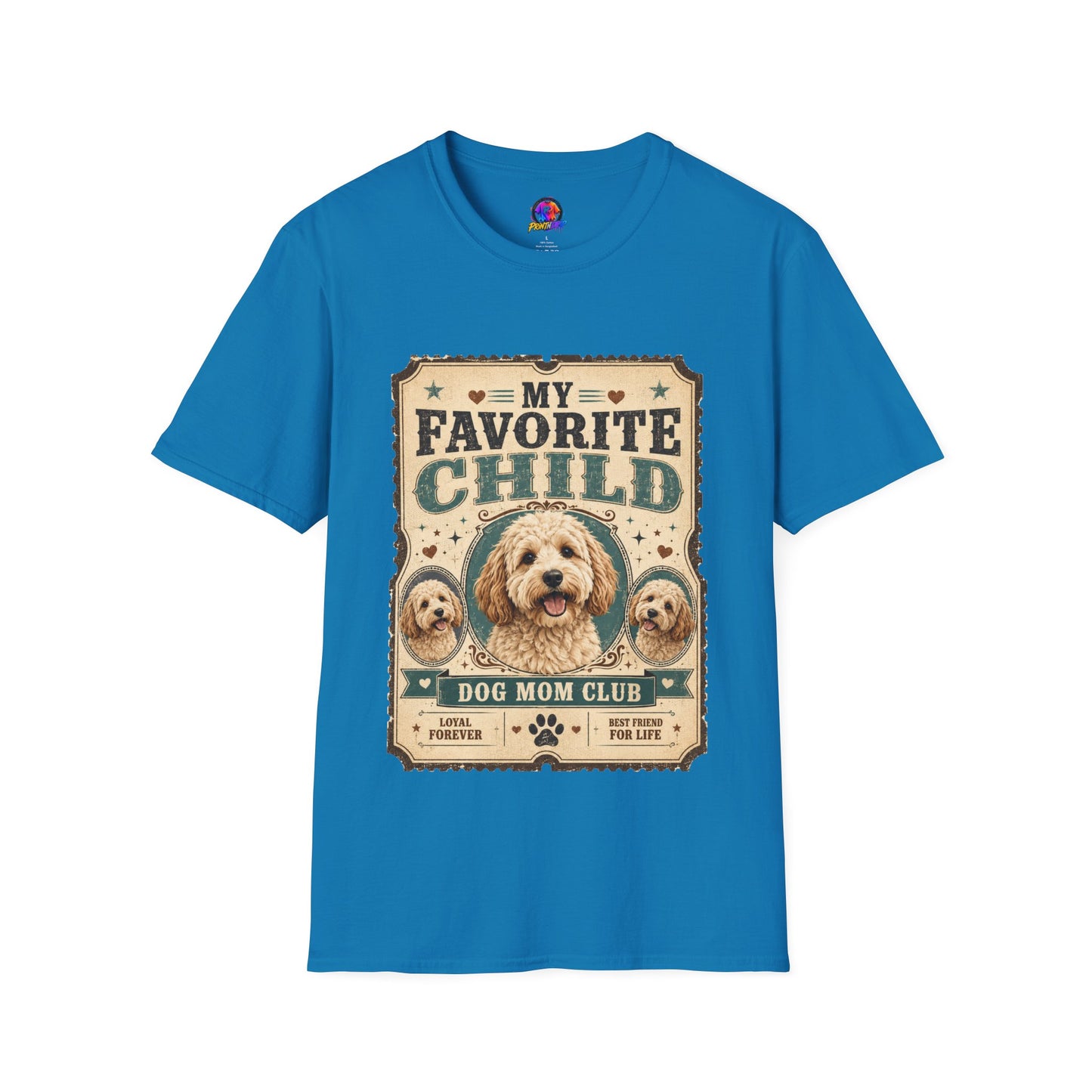 Favorite Child T-Shirt — "My Favorite Child" Dog Mom Club Vintage Tee